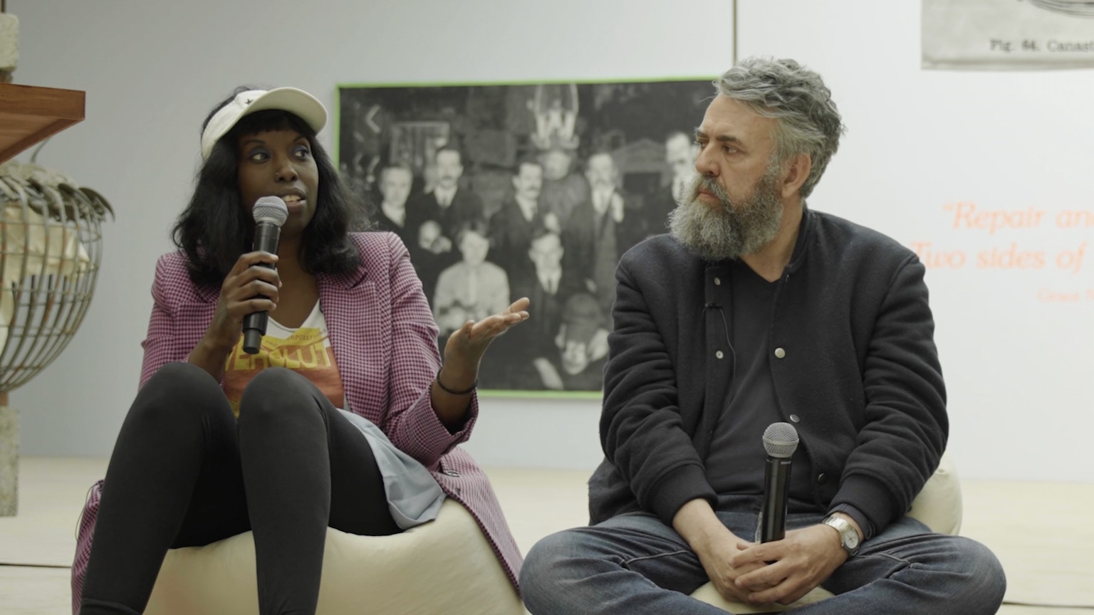 Cover artist talk Grace Ndiritu & Philippe Van Cauteren
