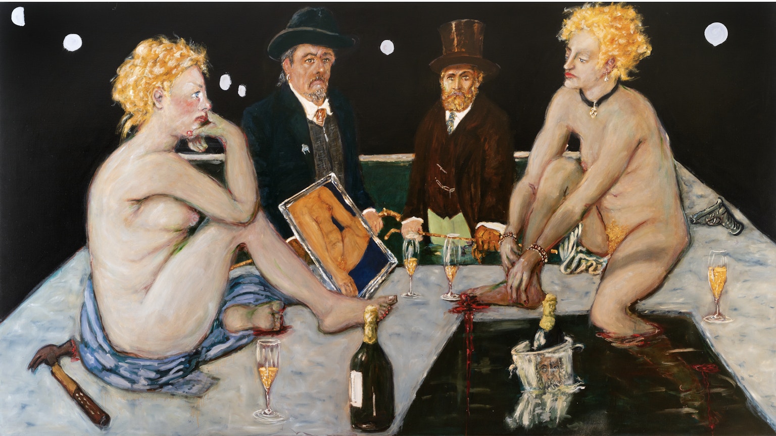 Jan Van Imschoot, L’échange des bêtises, 2021, Courtesy Templon, Parijs, Brussel, New York