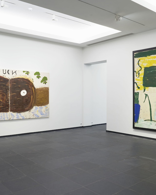 Rose Wylie picky people notice installation S M A K 2022 image Dirk Pauwels 11
