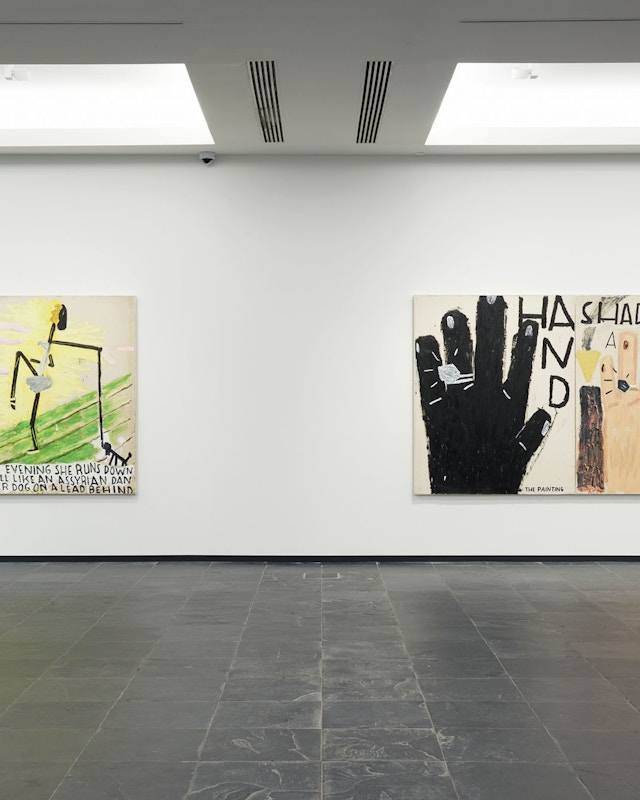 Rose Wylie picky people notice installation S M A K 2022 image Dirk Pauwels 13