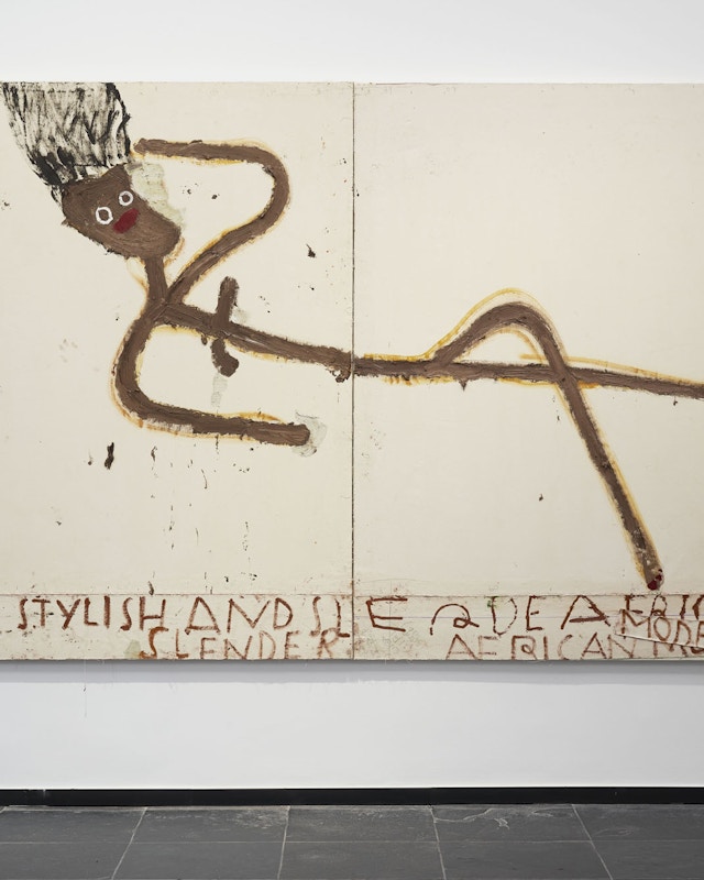 Rose Wylie picky people notice installation S M A K 2022 image Dirk Pauwels 6