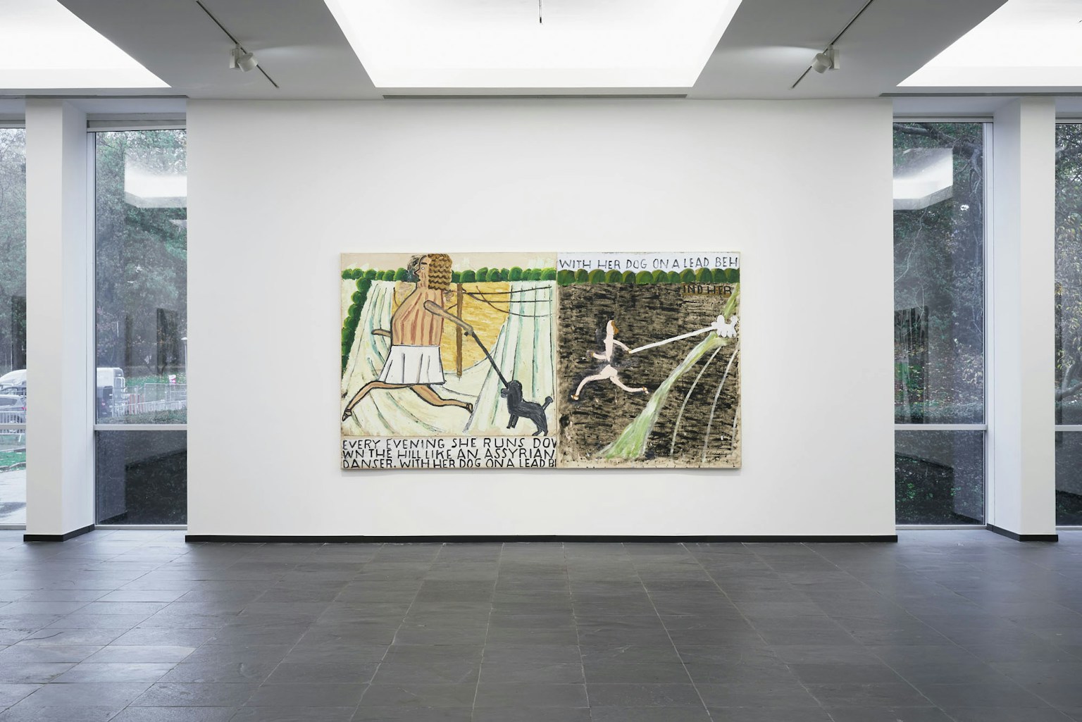 Rose Wylie picky people notice installation S M A K 2022 image Dirk Pauwels 14